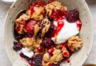 PB&J Protein Breakfast Crumble